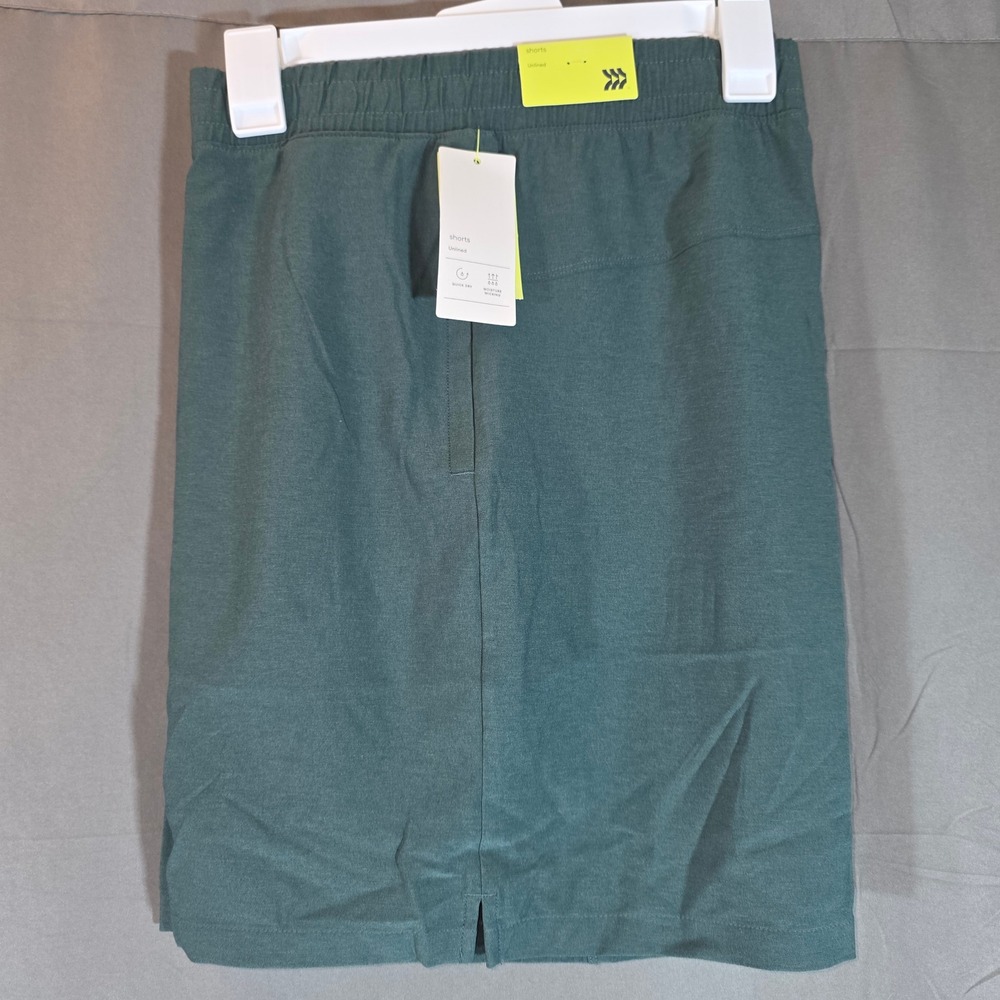 All in Motion Mens 8" Everyday Woven Shorts Dark Teal XL New NWT Unlined